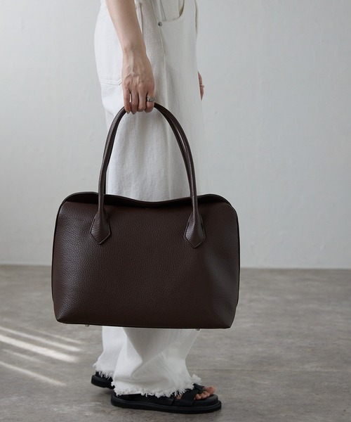 「GUSCIO」 トートバッグ FREE ダークブラウン レディース_画像4