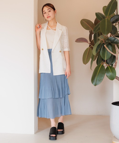 「mysty woman」 ジャケット FREE ベージュ系その他 レディース_画像7