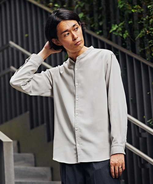 「EDIFICE」 長袖シャツ X-LARGE ベージュ メンズ_画像3