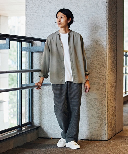 「EDIFICE」 長袖シャツ X-LARGE ベージュ メンズ_画像6