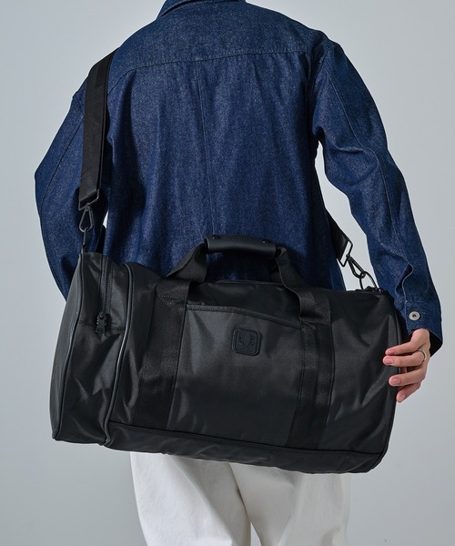FRED PERRY（フレッドペリー） ボストンバッグ 「FRED PERRY」BLACK