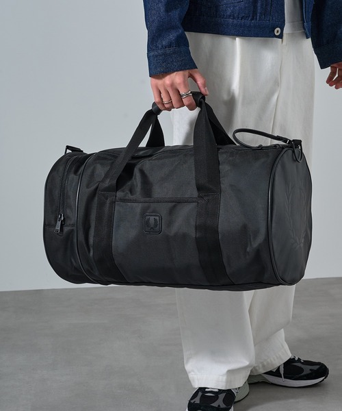 FRED PERRY（フレッドペリー） ボストンバッグ 「FRED PERRY」BLACK