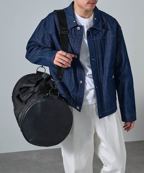 FRED PERRY（フレッドペリー） ボストンバッグ 「FRED PERRY」BLACK