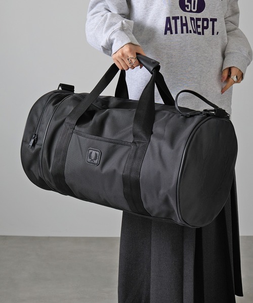 FRED PERRY（フレッドペリー） ボストンバッグ 「FRED PERRY」BLACK