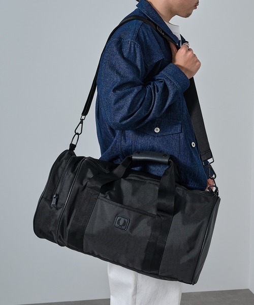 FRED PERRY（フレッドペリー） ボストンバッグ 「FRED PERRY」BLACK