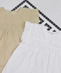 ブラウス シャツ 夏 インドコットン ピンタッ...の詳細画像1