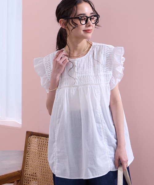 THE CRAFT CREW PRODUCTS ブラウス シャツ 夏 インドコットン