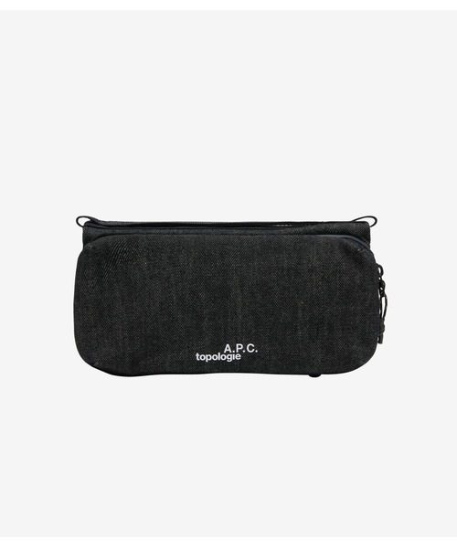 新品未使用 アーペーセーA.P.C ボディバッグ サコッシュブラック A.P.C.（アーペーセー） ショルダーバッグ BOTTLE SACOCHE M A.P.C.