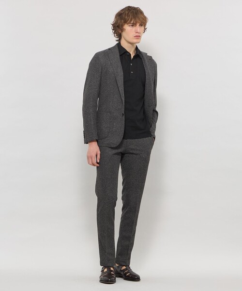 ジャケット テーラードジャケット 「L」「WEB・一部店舗限定」「BREASY JACKET」メランジメッシュジャージーセットアップジャケット メンズの画像