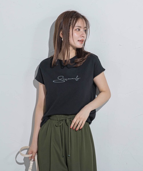 「VICKY」 半袖Tシャツ M ブラック レディース_画像2