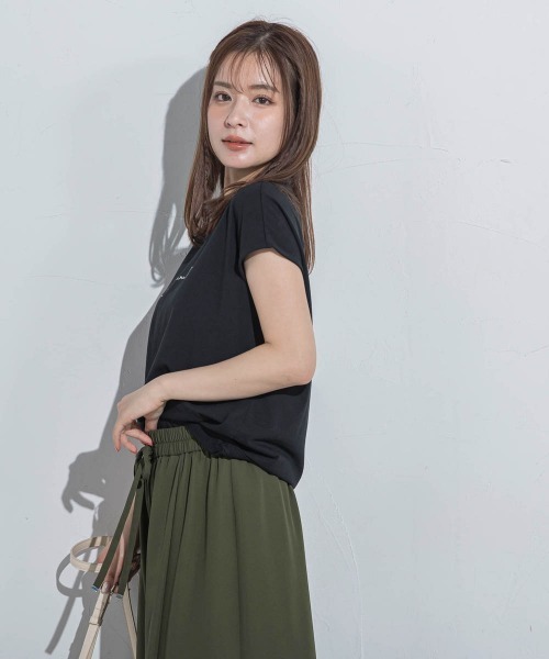 「VICKY」 半袖Tシャツ M ブラック レディース_画像3