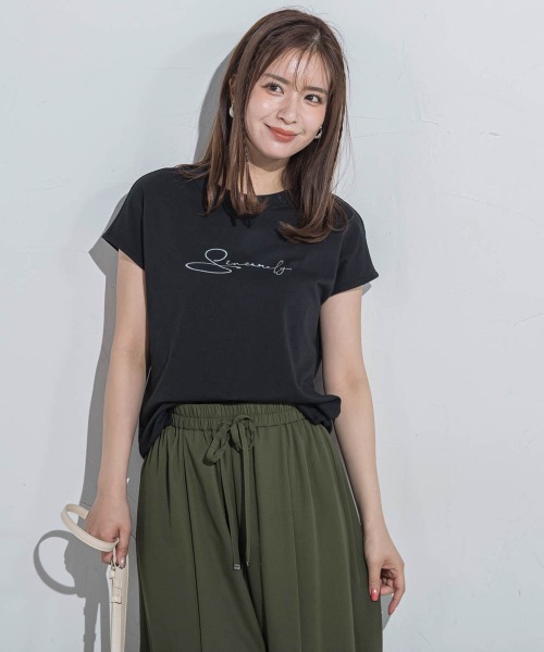 「VICKY」 半袖Tシャツ M ブラック レディース_画像4
