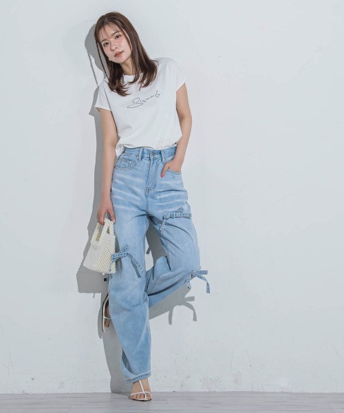 「VICKY」 半袖Tシャツ M ブラック レディース_画像7