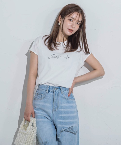 「VICKY」 半袖Tシャツ M ブラック レディース_画像9