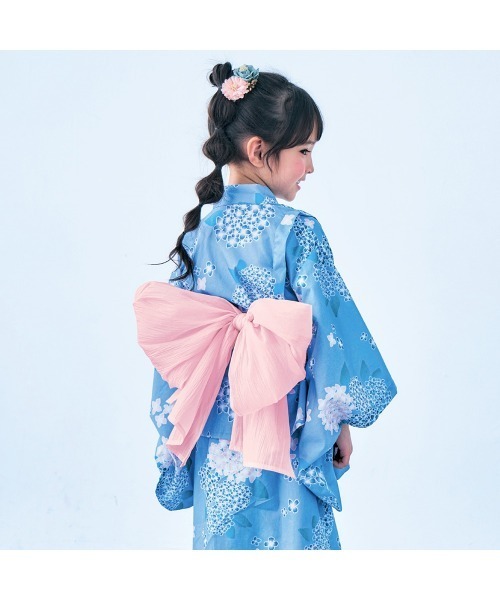 GITA 浴衣 ひんやり快適接触冷感2WAY浴衣 キッズ 子供 女の子