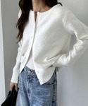 「nelliy.」 ニットカーディガン MED...の詳細画像3