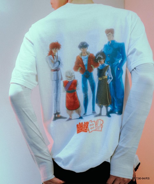 F-LAGSTUF-F（フラグスタフ） tシャツ ”MULTI” TEE(x幽遊白書) メンズ
