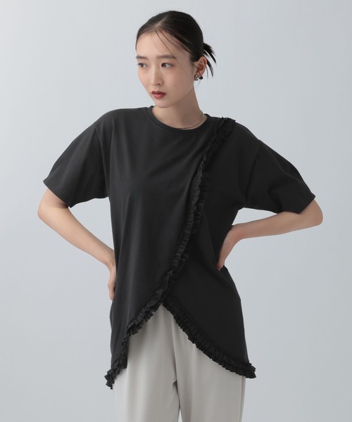 LEPSIM（レプシィム） tシャツ アソートフリルチュニック 740448
