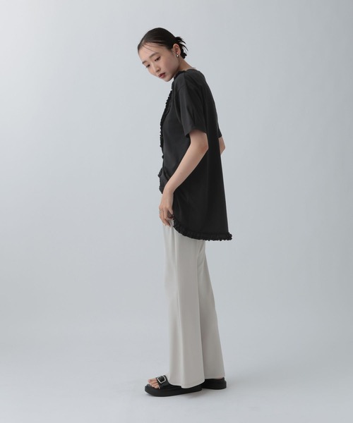 LEPSIM（レプシィム） tシャツ 半袖 アソートフリルチュニック 740448