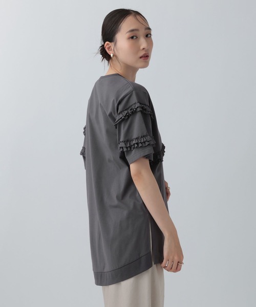 LEPSIM（レプシィム） tシャツ アソートフリルチュニック 740448