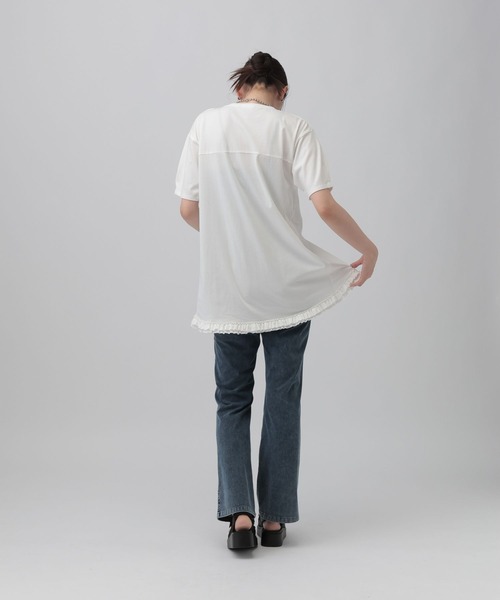 LEPSIM（レプシィム） tシャツ アソートフリルチュニック 740448