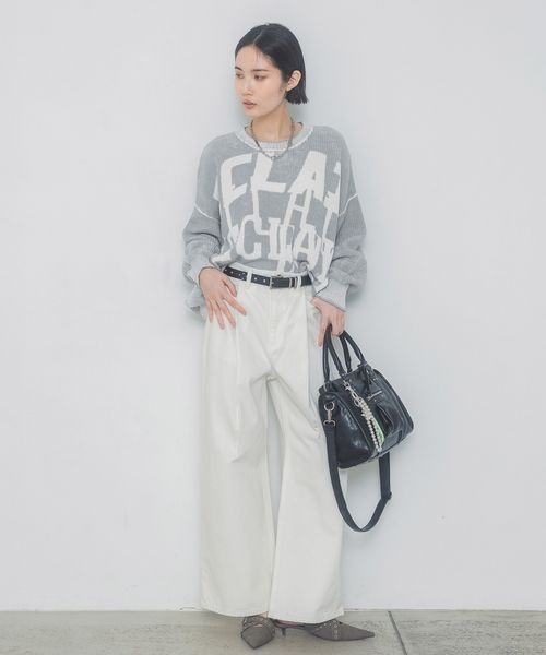 「JEANASIS」 デニムパンツ SMALL ライトブルー レディース_画像3
