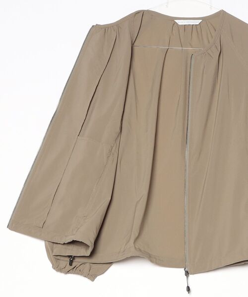 uvカット ジャケット ノーカラージャケット レディース メンズの画像