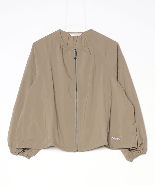 uvカット ジャケット ノーカラージャケット レディース メンズの画像