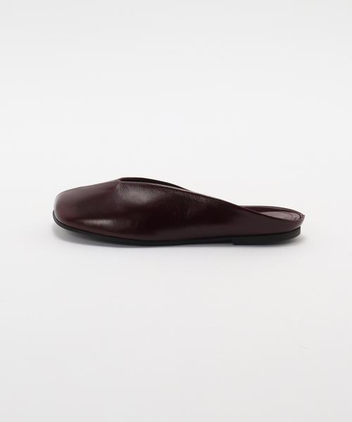 シューズ ALOHAS/アロハス Timmy Rift Burgundy Leather Mules ミュール レディースの画像