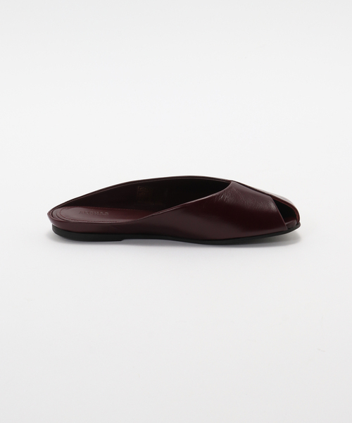 シューズ ALOHAS/アロハス Timmy Rift Burgundy Leather Mules ミュール レディースの画像