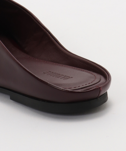 シューズ ALOHAS/アロハス Timmy Rift Burgundy Leather Mules ミュール レディースの画像