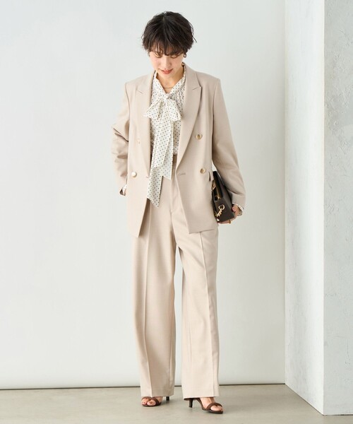「NOLLEY'S Sophi」 テーラードジャケット 34 ネイビー レディース_画像7