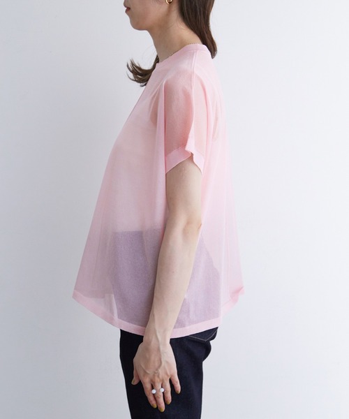 「MADEMOISELLE ROPE'」 半袖Tシャツ 38 ピンク レディース_画像3