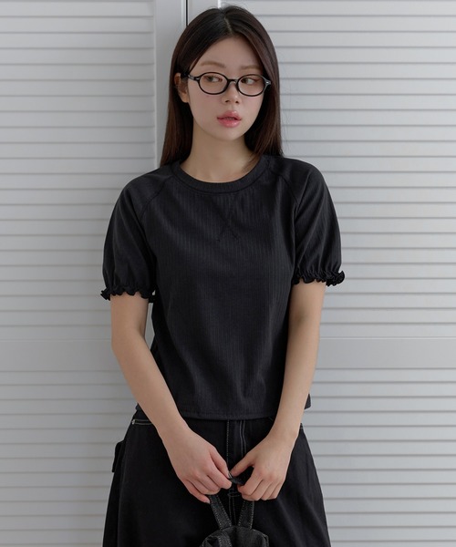 「UNE MANSION」 半袖Tシャツ FREE クリーム レディース_画像5