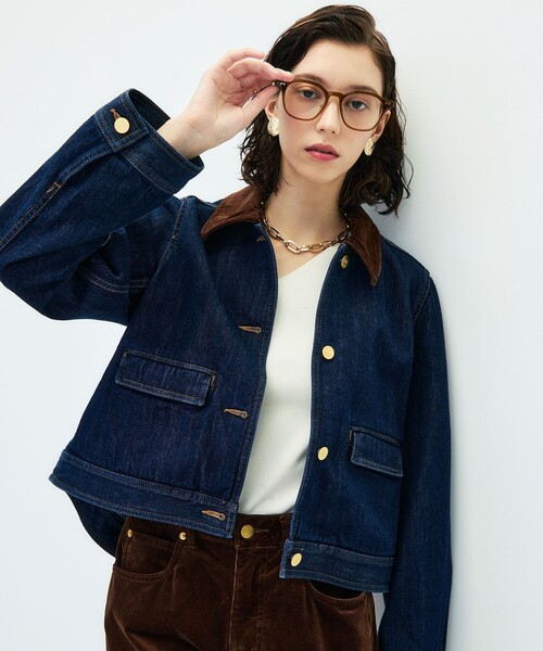 Rie Miller（リエミラー） デニムジャケット gジャン 「RM denim