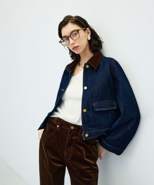 Rie Miller（リエミラー） デニムジャケット gジャン 「RM denim