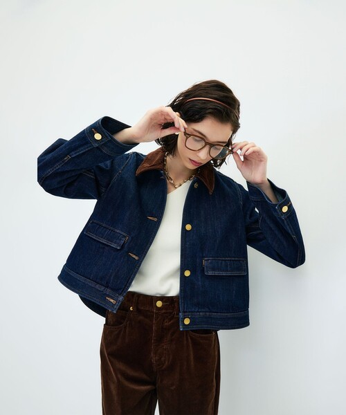 Rie Miller（リエミラー） デニムジャケット gジャン 「RM denim