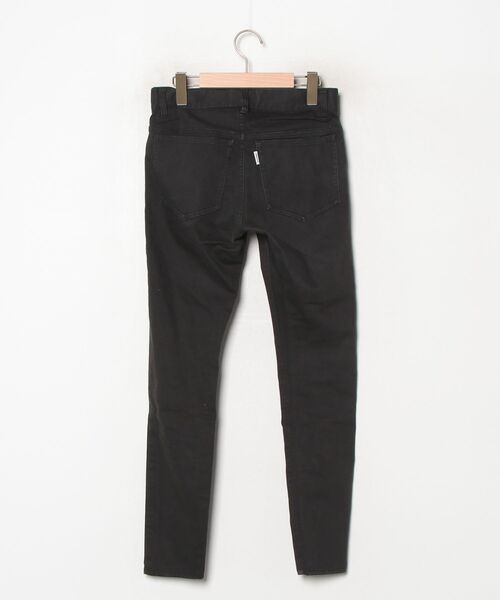 「ATTACHMENT」 スキニーデニムパンツ 1 ブラック メンズ_画像2