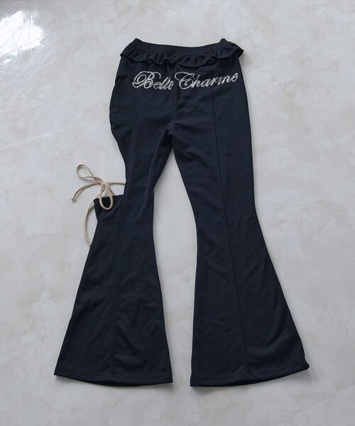 Belle Charme スウェットパンツ ジャージ 「Belle Charme」Back Logo