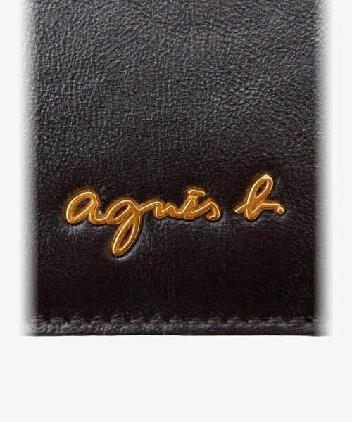 agnes b.（アニエスベー） 名刺入れ レザー フラグメントケース