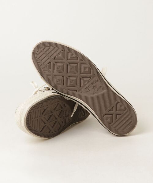 「CONVERSE」 ローカットスニーカー 23cm ベージュ レディース_画像3