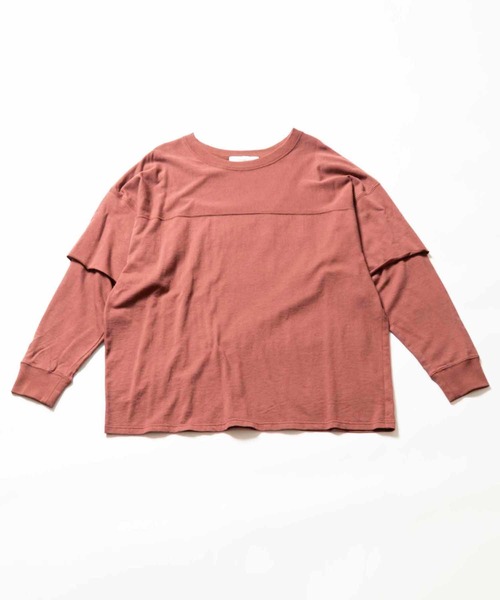 tシャツ インレイレイヤードプルオーバー レディース Johnbull tシャツ インレイレイヤードプルオーバー レディース