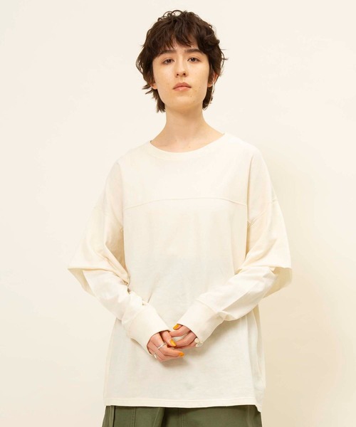 JOHNBULL ジョンブル レディース 無地 インレイレイヤード プルオーバー Tシャツ ZC697 楽天市場】JOHNBULL ジョンブル レディース 無地 インレイ
