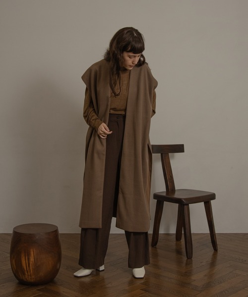 ベスト+ジレ lawgy - lawgy gown roll vest lawgy（ラウジー） ベスト ジレ gown roll vest レディース : ZOZOTOWN