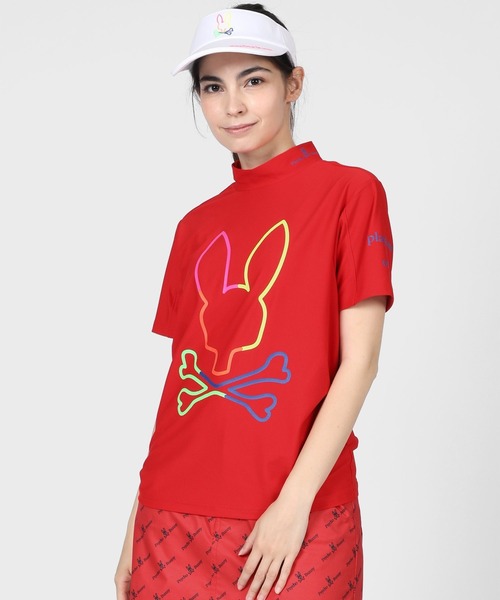 tシャツ Tシャツ [GOLF][WOMEN]シルエットネオンロゴ サラカラ