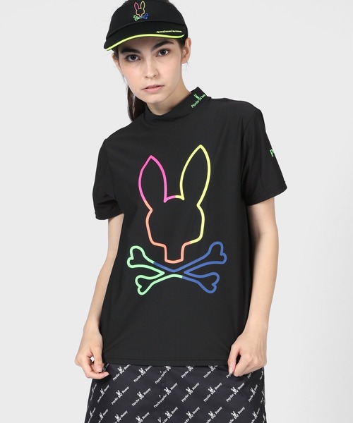 tシャツ Tシャツ [GOLF][WOMEN]シルエットネオンロゴ サラカラ
