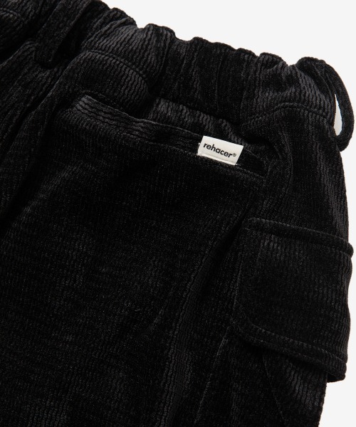 rehacer（レアセル） カーゴパンツ : Tuck Corduroy Cargo Pants