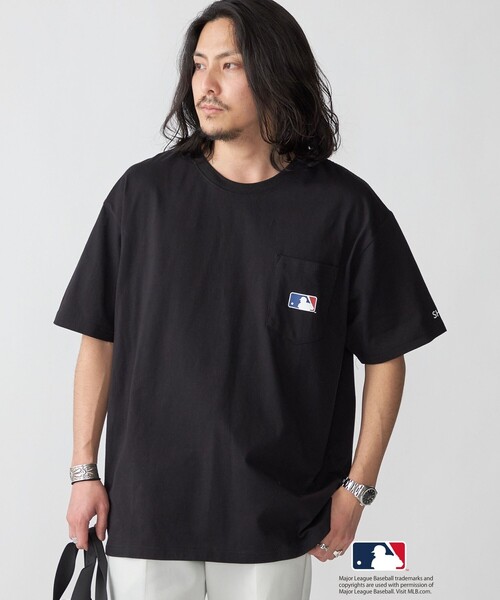 SNOOPY tシャツ Tシャツ *SHIPS: スヌーピー × メジャーリーグ