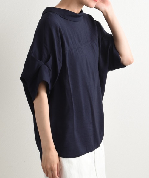 バックリボンペプラムブラウス(F オフホワイト): AND COUTURE