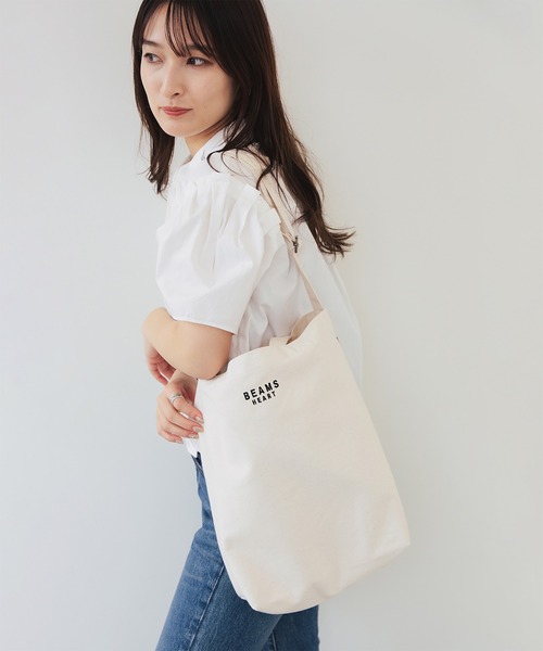 ビームスハート　トートバッグ BEAMS HEART トートバッグ 「ユニセックス」キャンバス 2WAY